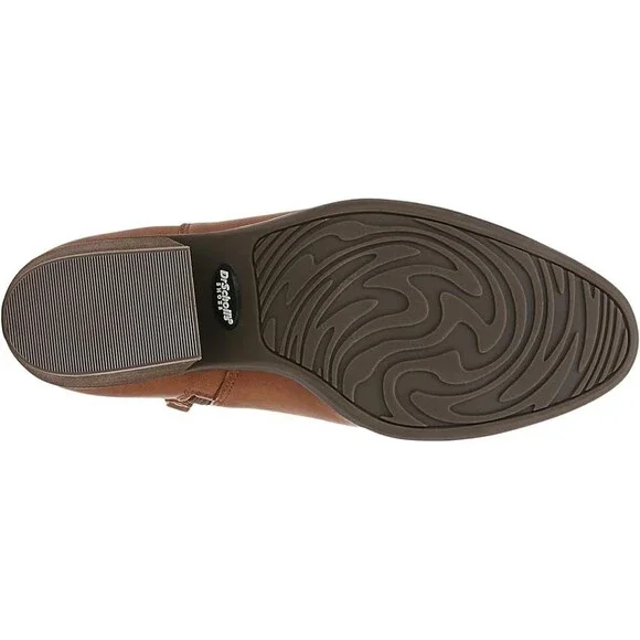 Dr. Scholl's Lacey Boots Women's US 8.5 Honey Faux Leather Chelsea Booties PQ519 - Picture 9 of 10